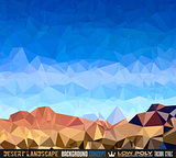 Low Poly trangular trendy Art background for your polygonal flyer,