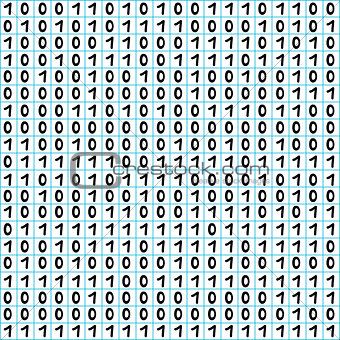 binary code pattern