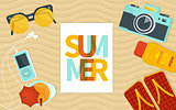 Summer banner template