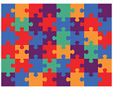 colorful shiny puzzle