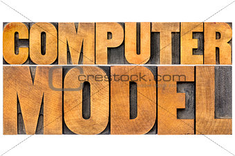 computer model typography