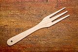 wood fork - folk art