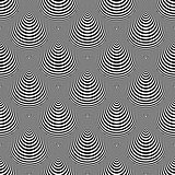 Design seamless monochrome cone illusion background