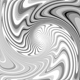 Design monochrome whirl circular motion background