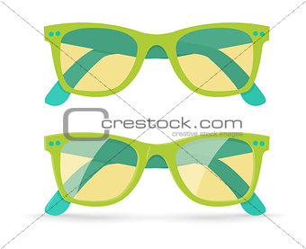 Vector illustration of sunglasses 