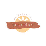 vector abstract logo for cosmetics and beauty