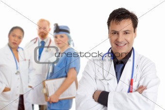Hospital medical personnel team