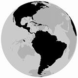 Earth America - Globe