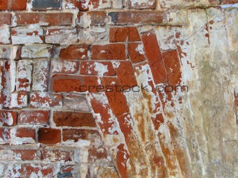 twisted brick wall background