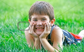 Cute Little Boy Smiling