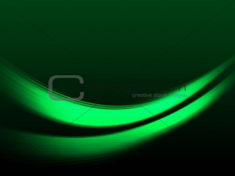 green abstract composition