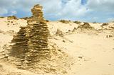Sand castle bu nature