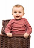 boy in basket