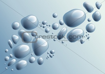 Plastic water Drops