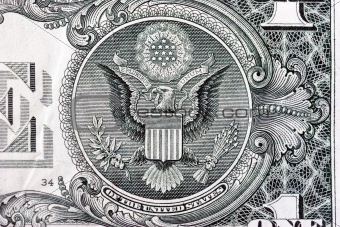 The Great Seal on back of one dollar bill