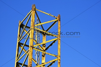 Part of a crane