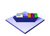 Ship a Logistics Supply Chain Diagram Object
