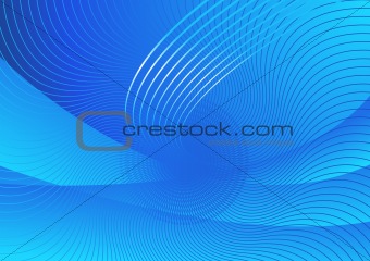 Vector abstract blue hi-tech background #2