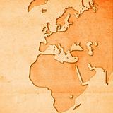 aged Europe map-vintage artwork