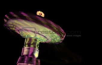 Merry-go-round at night
