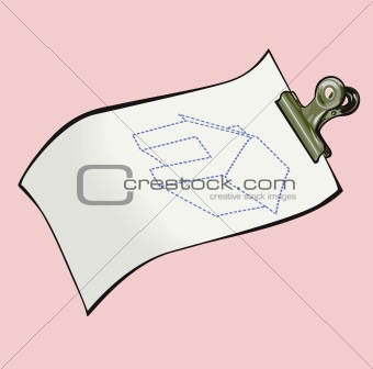 paper in a clip