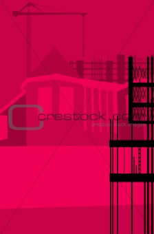 structures in a construction site