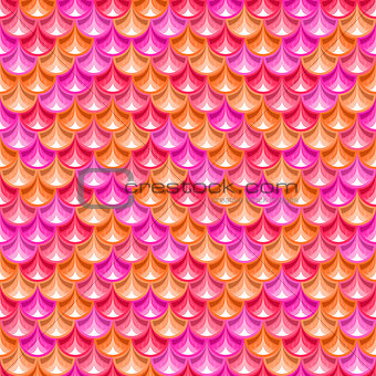 Seamless pink river fish scales texture