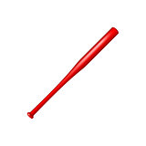 Baseball bat in red design