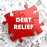 Debt Relief on Red Puzzle.