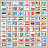 Set of World States Flags
