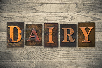 Dairy Wooden Letterpress Theme
