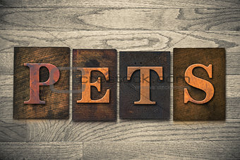 Pets Wooden Letterpress Theme