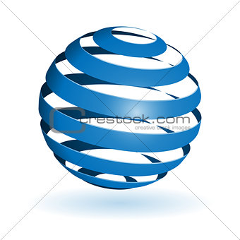 Glossy spheres isolated. Vector illustration