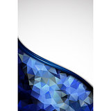 Blue crystal abstract pattern. Business Design