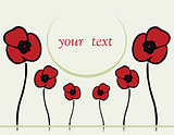 spring or summer backgrounds with poppy