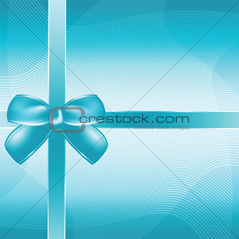 Cover of the present box blue background. 