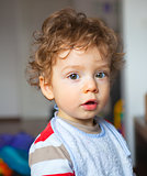 1 year old baby boy portrait