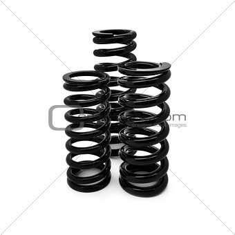 Three coil springs