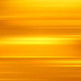 Gold waves background. Metal plate with reflected light. Vector