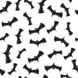 seamless pattern with bats