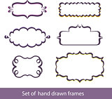 Hand drawn frames