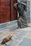 Bronze Statues in Guilin China