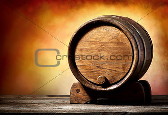 Cask on a stand