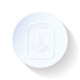 Automotive water thin lines icon
