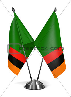 Zambia - Miniature Flags.
