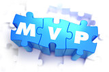 MVP - White Text on Blue Puzzles.