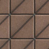 Brown Paving Slabs in the Form Square of a Triangle, Laid Diagonal.