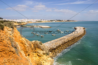 Albufeira fishermen Marina and beach, Algarve.