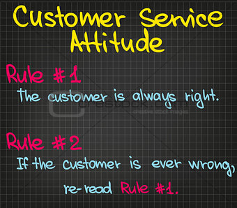 Rules of customer service