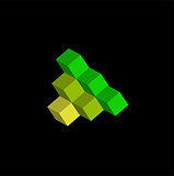 3d Cube logo design